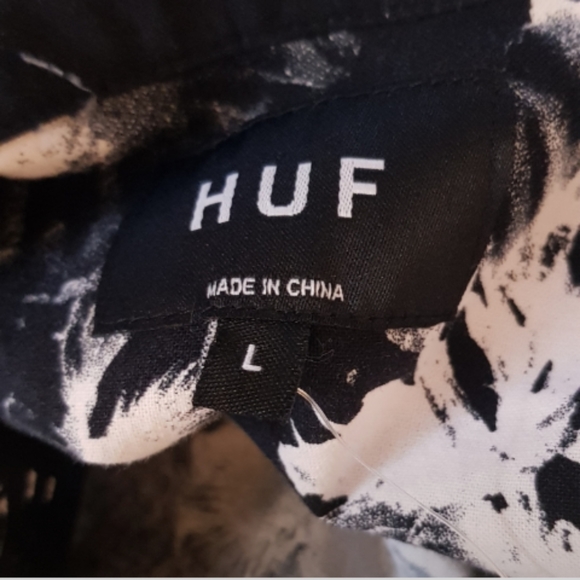 NWT Discontinued HUF Mens Casual Button Down - Picture 4 of 6